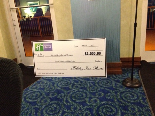 THANK YOU to Bugaloe Beach Bar & Grill in Aruba and Holiday Inn Resort!